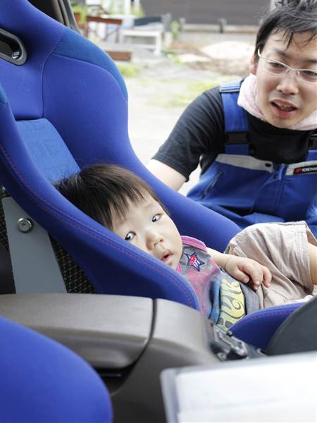 車好き親子
