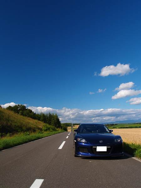 どこまでも続く道