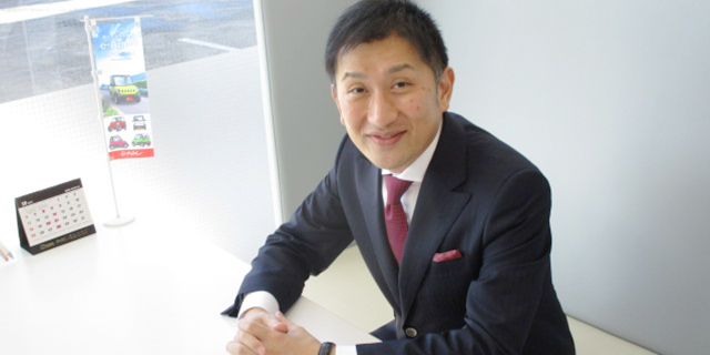 伊藤社長のインタビュー風景