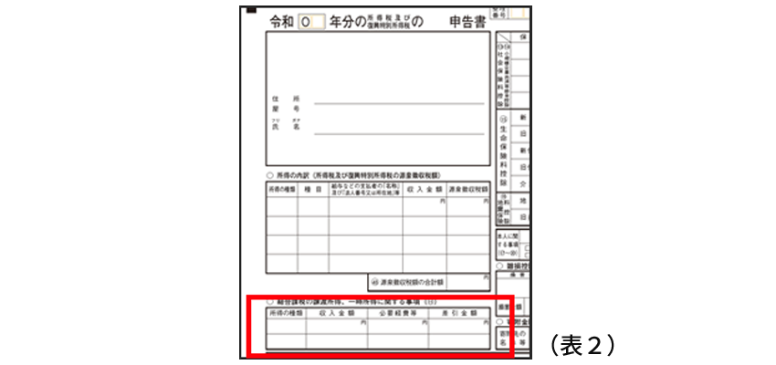 譲渡所得記入pc