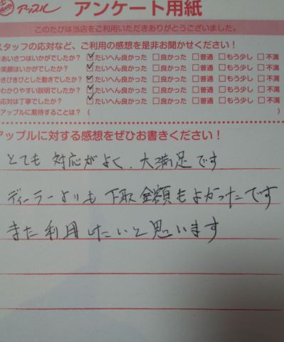 中古車販売 中古車買取 アップル