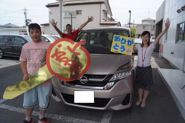 ニッサン セレナ納車式 流山あおぞら店