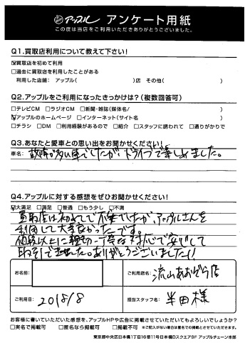 中古車販売 中古車買取 アップル