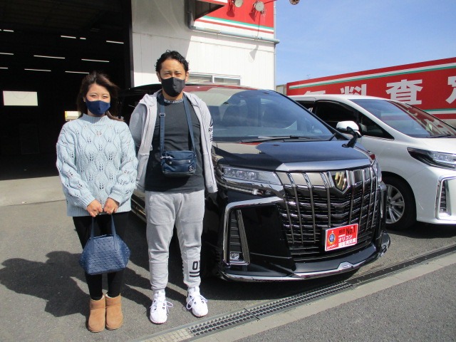 新車アルファードご納車 厚木 北129号店 中古車買取 中古車査定のアップル