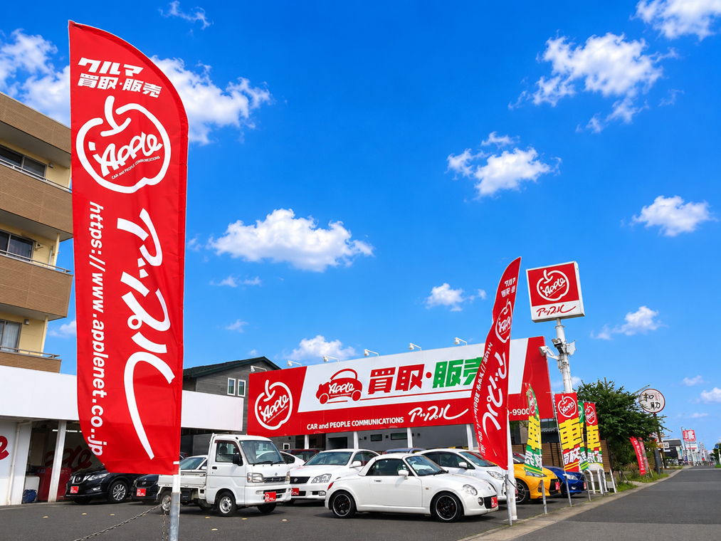 車査定のご相談は、shikuname2のアップル安城南店で！専門スタッフが丁寧に対応します。