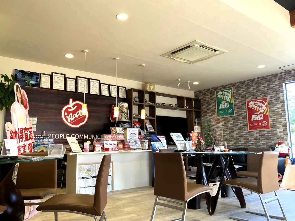 車買取をお考えなら、shikuname6のアップル香川三豊店にお立ち寄りください！無料で簡単に査定できます。