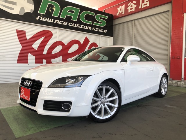 アウディ アウディ Ttクーペ1 8tfsi 13 ホワイト 中古車情報 中古車買取 中古車査定のアップル