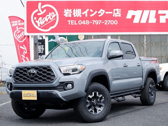 米国トヨタ 米国トヨタタコマ Wキャブ ロングtrdオフロード3 5v6 4wd 21 グレー 中古車情報 中古車買取 中古車査定のアップル