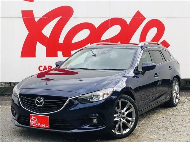 マツダ アテンザワゴン 2 2ディーゼルターボxd Lパッケージ 13 ダークブルー 中古車情報 中古車買取 中古車査定のアップル